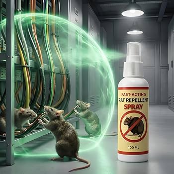 🐭 Keep Rats Away, The Safe & Easy Way! 100ml (1 Pc)