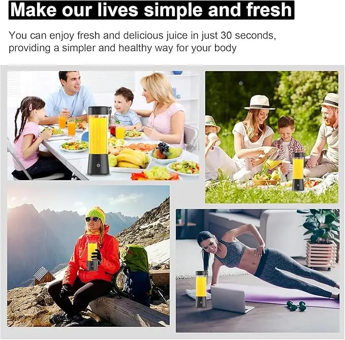 FreshBlend Portable Electric Juicer Bottle