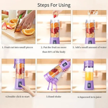 FreshBlend Portable Electric Juicer Bottle