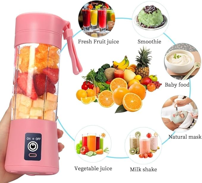 FreshBlend Portable Electric Juicer Bottle